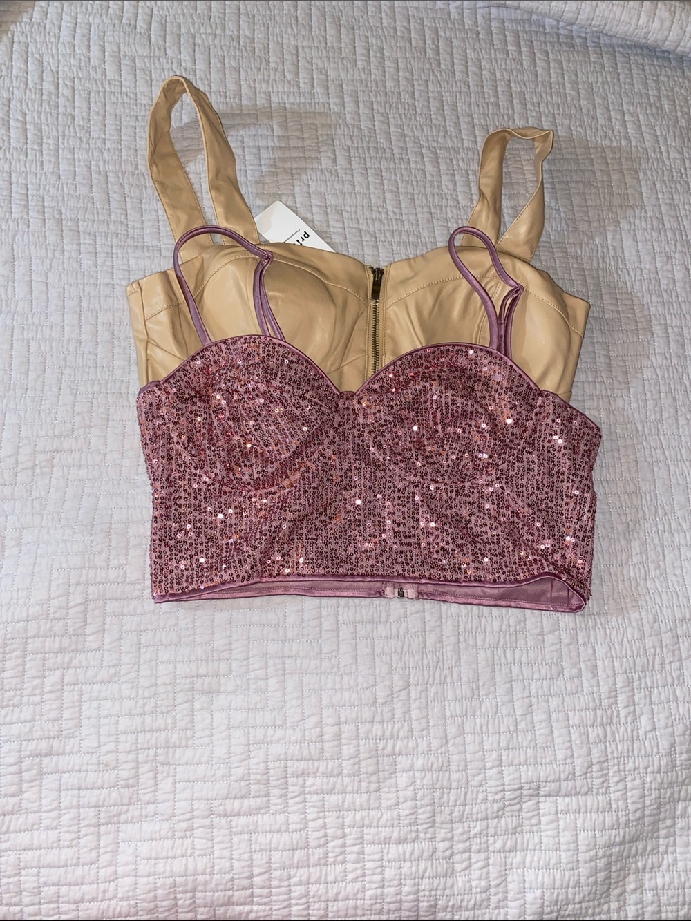 2 Bustier tops size large